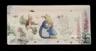 Beatrix Potter Peter Rabbit Easter Porcelain Sandwich Tray Platter New Zrike