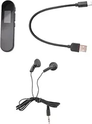 Xunweiad 64GB Digital Voice Recorder with Playback, for Lectures Meeting,Audio Recorder,Password,Timed Recording