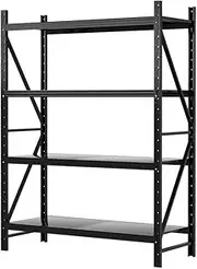 Giantz 2Mx1.5M Garage Shelving Warehouse Rack Pallet Racking Storage Shelf Black