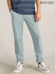 White Stuff Blue Sutton Chino Trousers (F97410) | $115
