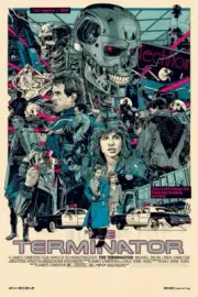The Terminator Tyler Stout Limited Silkscreen Poster Art Print Movie Mondo Film