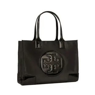 TORY BURCH ELLA 漆皮迷你托特包女士單肩包側背包 80478 ｜母親節滿額折$1500★滿$6800贈LAMCOME絕對完美唇膏(日進口 精巧版)【跨店APP下單回饋最高20%】