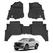 5D Car Floor Mats for Ford Ranger Next-Gen 2022-Onwards