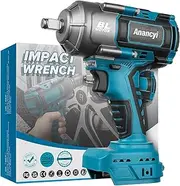 [Anancyi] 18V Cordless Impact Wrench, 1000N.m (738 Ft-lbs), High Torque, 1/2" Brushless Impact Wrench, Electric Impact Wrench for Makita-BL Batteries