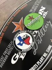 CHALLENGE COIN Garrison Brothers Bourbon Seattle Bartender Distillery Fernet