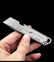 Titanium Alloy Crowbar Pry Bar Pocket EDC Pocket Tool Bottle Opener Pendant Gift