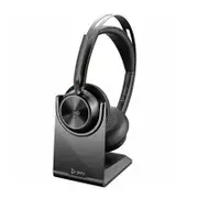 Poly Voyager Focus 2 UC 77Y87AA Teams, USB A, Charge stand, Active Noise Canceling, Acoustic Fence, Stereo Sound, Dynamic Mute Alert