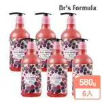 【DR. FORMULA 台塑生醫】CC DAILY巴西莓果能量沐浴乳(580G*6入)