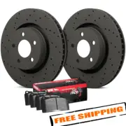 Hawk Talon HPS 5.0 Drilled & Slotted Front Brake Kit for 01-02 Subaru Outback (for: Subaru)