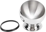 Serving Bowl Oblique Mouth 304 Stainless Steel Easy Cleanup Safe Multifunctional Polished Seasoning Bowl for Kitchen (Stainless Steel 3)