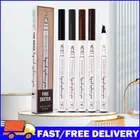 Microblading Eyebrow Pencil 4 Fork Tip Eyebrow Pen Long-Lasting for Eye Makeup