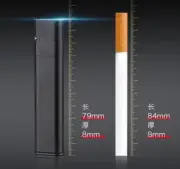 Mini Slim Metal Ultra thin Kerosene Lighter Can be put in Cigarette box