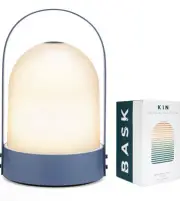 KIN Portable Cordless Lantern Table Lamp | USB Rechargeable | Slate Blue