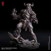 Druid Shaman Wizard Resin Miniature 28mm 32mm Dungeon Dragons D&D RPG