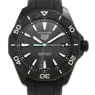 TAG HEUER 豪雅 AQUARACER黑色DLC塗層精鋼橡膠款(WBP1112.FT6199)x40mm