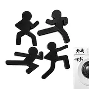 Man Refrigerator Magnets | 4X Decorative Magnets - Creative Removable Magnetic Decoration for Refrigerator Classroom Car Kitchen
