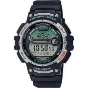Casio Men's Solar-Powered Digital Watch with Black Strap - WS-1200H-1AV