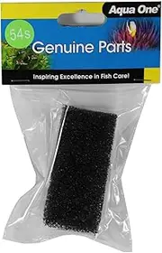 Aquarium Sponge 25054S Fish Tank Aqua One Replacement Filter Double Pack