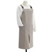 Kitchen Apron Water-Resistant Overalls Bib Apron for Restaurant Gardener Uniform