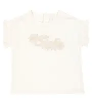 [Chloe Kids] Chloé Kids Baby logo cotton jersey T-shirt M 12 white