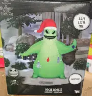 Gemmy 3.5ft Tall Disney's Nightmare Oogie Boogie w/ Lightstring Christmas Inflat