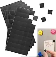 Pack of 300 self-Adhesive Magnetic Plates, Allows Strongest Adhesion, Magnetic Strips, Flat Magnets, Magnetic Film, self-Adhesive