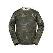 [Volcom] Men's Standard Hydro Crew Snowboard Ski Fleece, Cloudwash Camo S4