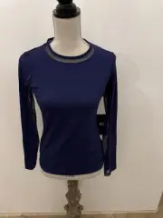 ibkul womens long sleeve XS, NWT, Royal Blue