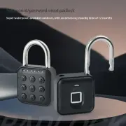 Smart Biometric Fingerprint Door Lock Keyless Password Lock Anti Theft Padlock