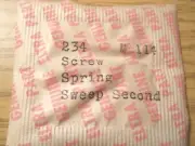 Elgin M114 - Part #234 - Sweep Second Spring Screw - Factory Replacement Repair