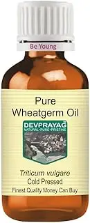 Devprayag Pure Wheatgerm Oil (Triticum vulgare) Natural Therapeutic Grade Cold Pressed 30ml (1 oz)