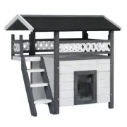 NNEDSZ Cat House Shelter Rabbit Hutch Outdoor Wooden Small Dog Pet Houses Kennel