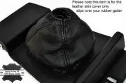 BLACK STITCH MANUAL LEATHER SHIFT BOOT FITS OVER RUBBER FITS BMW 2002 2002 TII