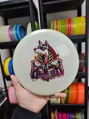 Innova Anubis Infinite White 180g #2 Disc Golf midrange Metal Flake Glow C-Blend