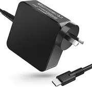 65W USB-C Laptop Charger Type C Laptop Fast Charger Power Adapter for Lenovo Thinkpad, Asus, Huawei Matebook, MacBook Pro/Air, HP Spectre, Chromebook, Xiaomi Air Acer, Power Adapter Charger