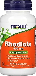 Rhodiola, 500 mg, 60 Vcaps by Now Foods