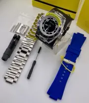 Automatic Diver Style Skeleton• Clear Case•3 Bands•Exhibition Back•Invicta 44382