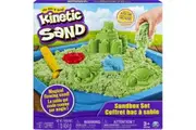 Kinetic Sand Sandbox Playset with 1 Lb Sand green Castle Dig Scoop