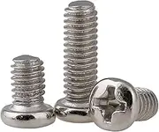 20/50/100pcs Nickel Plated Pan Head Phillips Machine Screws M3 M4 M5 Round Head Cross Bolts Carbon Steel Length 3-30mm(8mm,M5(20pcs))