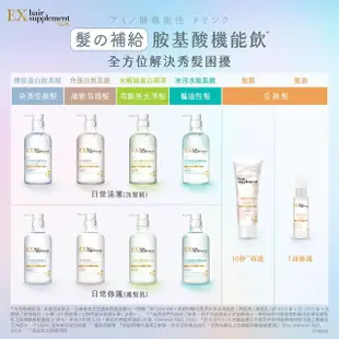 【LUX 麗仕】新升級 髮的補給 日本製胺基酸洗髮精/護髮乳450g(絲蛋白/膠原蛋白/角蛋白/冰河水)