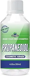 Myoc Propanediol – Cosmetic Grade Solvent & Carrier for Skincare, Personal Care, and DIY Formulations - 4.22 Fl Oz / 125ml