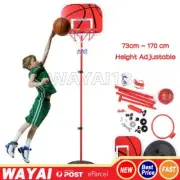 Kids Adjustable Protable Basketball Set Kids Basketball Stand with Net and Ball