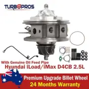 Billet Turbo Cartridge CHRA Core+Oil Feed Pipe For Hyundai iLoad/iMax D4CB 2.5L