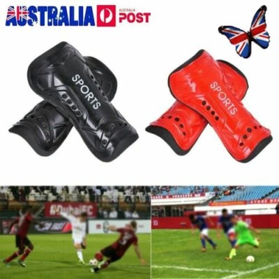 1Pair Kids Football Soccer Shin Pads Shin Guards Light Soft Foam Protect ZR