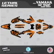 Graphics Kit for Yamaha YZ450F years 2018 2019 2020 2021 2022 Lethal - ORANGE