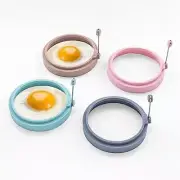 4 Pack Non Stick Silicone Egg Rings Mold for Fried Egg Muffin Pancake Sandwich