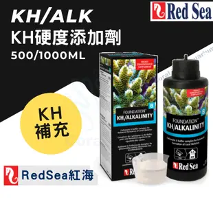 【珊瑚灣水族】Red Sea紅海 KH鹼度添加劑 1000ml 500ml 鹼度補充劑 硬度 海水KH R22023