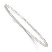 Sterling Silver Polished 2.25mm Greek Key Slip-On Bangle
