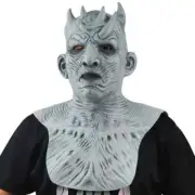 Latex Headgear Game of Thrones Night King Mask Cosplay Prop cos Mask Terror mask