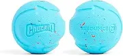 Chuckit! Rebounce Ball, Medium, 2.5", 2 Pack, Blue & Orange